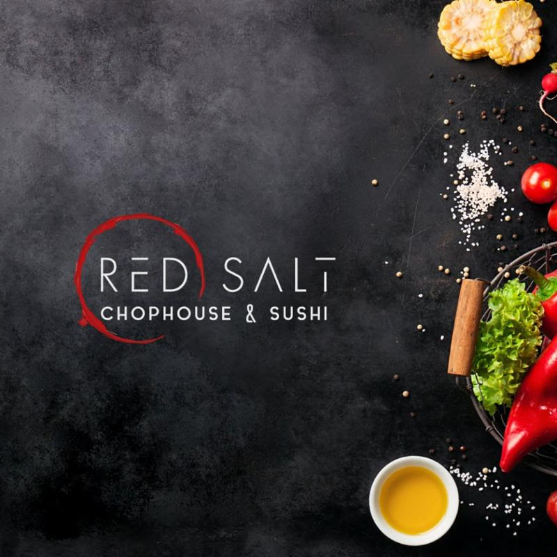 Red Salt logo with food
